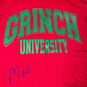 Grinch University Red Men's Shirt